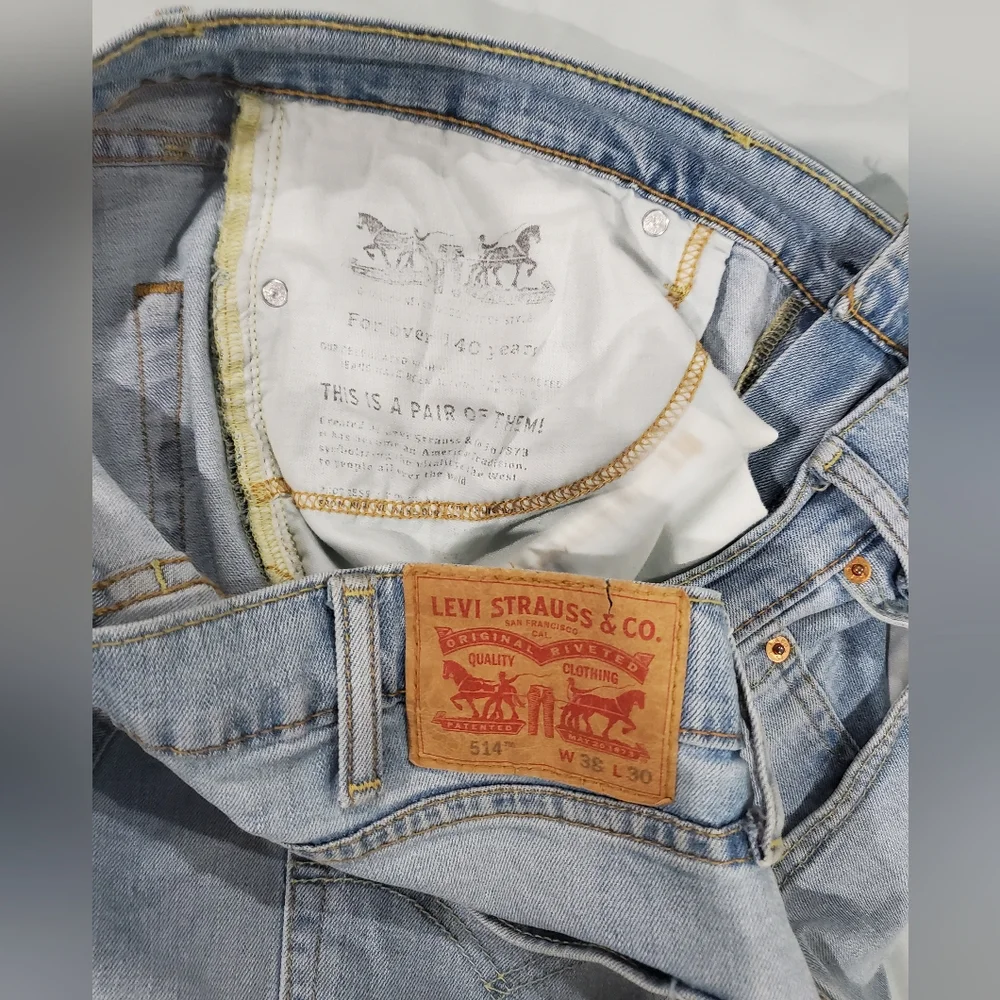 LEVI'S 514 Flex Cut + Straight Fit Jeans ☆ 38x30 - Picture 8 of 8